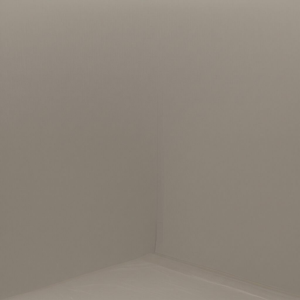 overlap-bad, bathroom_wetroom, detail, indoor, badeværelse,vådrum,fliser,fugning,silikone,tætning,skimmel,ventilation,renovering, Detalje af brusenichehjørne med ny fuge, vådrumsmembran i kanten og afdækket gulv., i en bruseniche med glasvæg og naturligt dagslys., dansk bolig, håndværk, renovering, vedligeholdelse, pris, tilbud, bathroom_wetroom, detail, indoor, badeværelse,vådrum,fliser,fugning,silikone,tætning,skimmel,ventilation,renovering