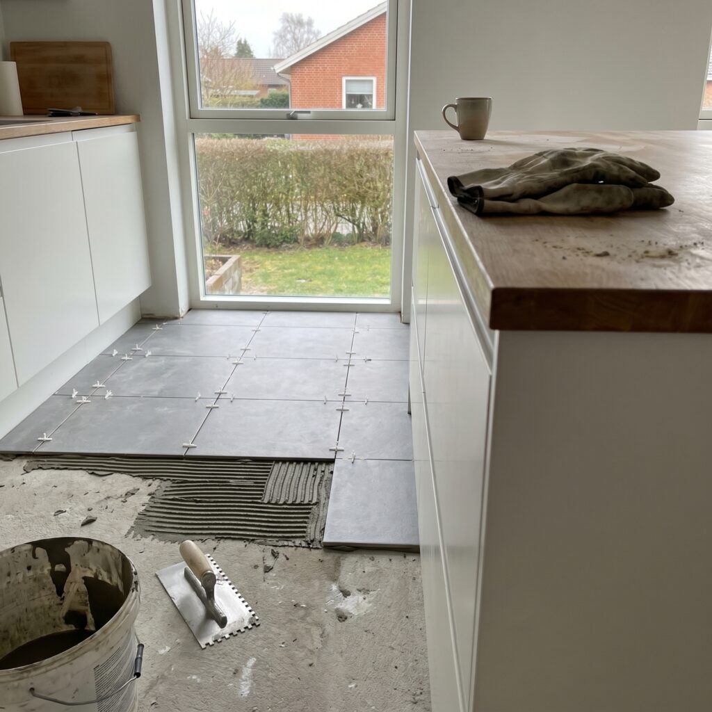 Installation af gulvvarme i dansk bolig