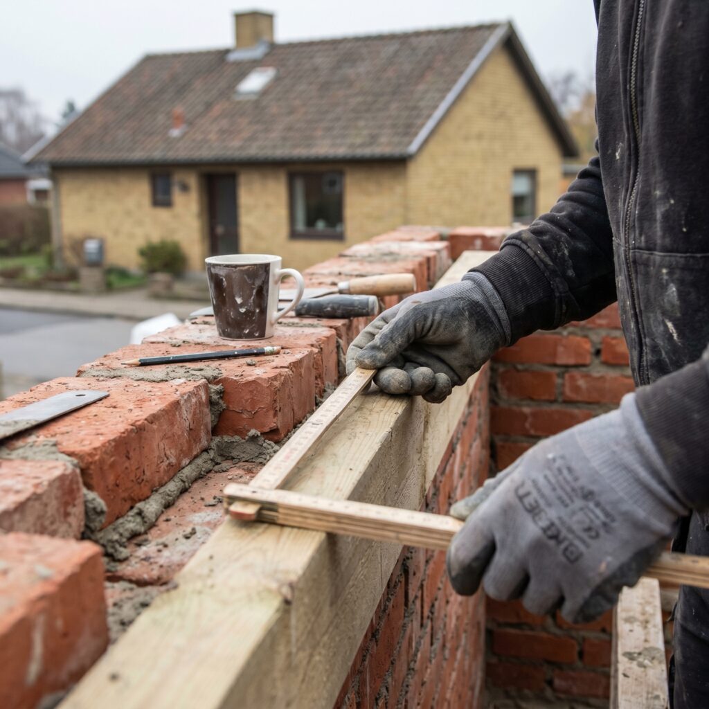 overlap-generelt, planning_result, detail, mixed, planlægning,resultat,materialer,tilbud,byggeprojekt,renovering,håndværker,boligejer, Nærbillede af hænder der måler med tommestok ved et boligprojekt., med almindelige danske byggematerialer., dansk bolig, håndværk, renovering, vedligeholdelse, pris, tilbud, planning_result, detail, mixed, planlægning,resultat,materialer,tilbud,byggeprojekt,renovering,håndværker,boligejer