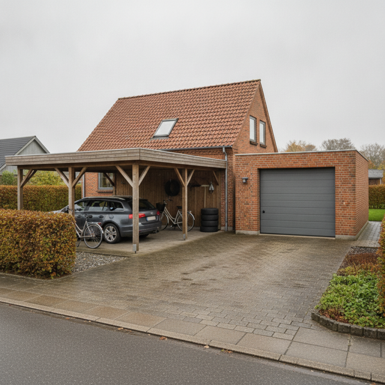Carport eller garage: fordele, prisforskelle og hvad der passer til dit behov