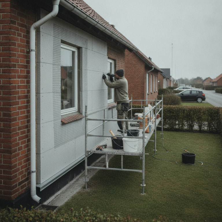 Efterisolering af ydervægge: løsninger (udvendig/indvendig), fugt, prisdrivere og faldgruber