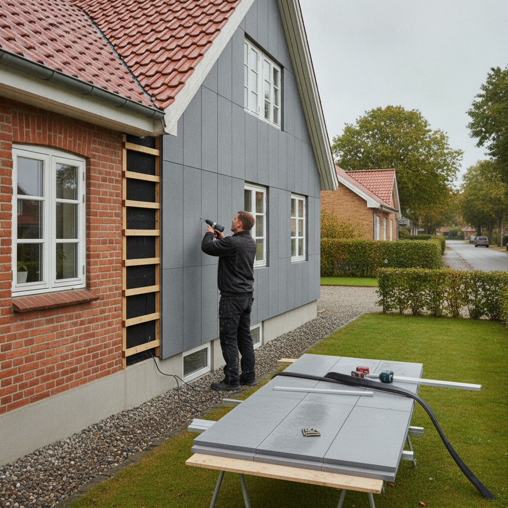 Fibercement til facade: fordele/ulemper, montageprincipper og vedligehold