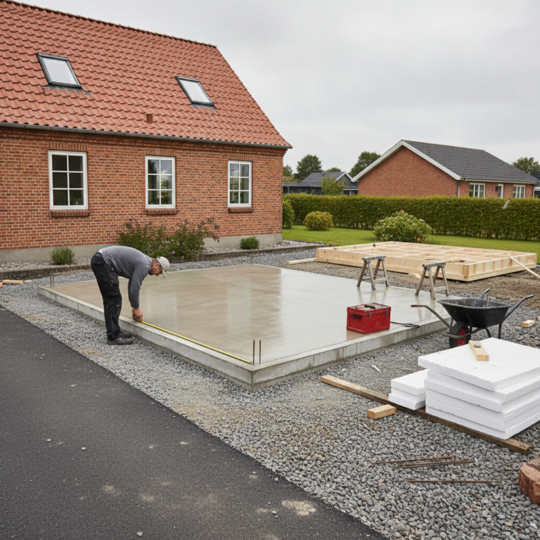 Garage: pris, fundament, isolering og regler – sådan planlægger du projektet