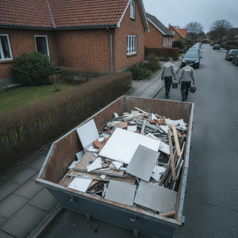 Hvad koster det at leje en container til byggeaffald? Priser, størrelser og regler