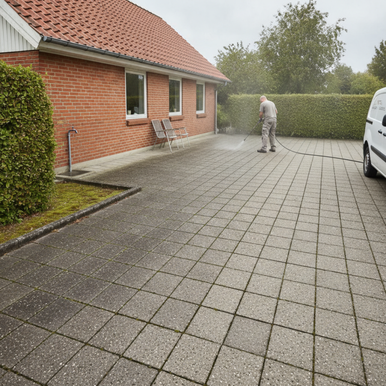 Hvad koster fliserens? Pris pr. m², metoder, og hvad der er inkluderet i et tilbud