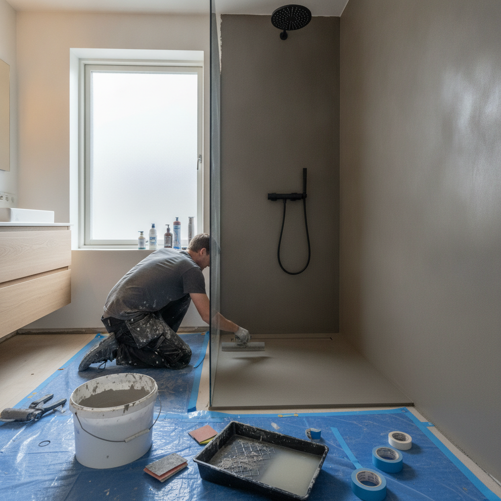Hvad koster microcement pr. m²? Prisdrivere, underlag og eksempler
