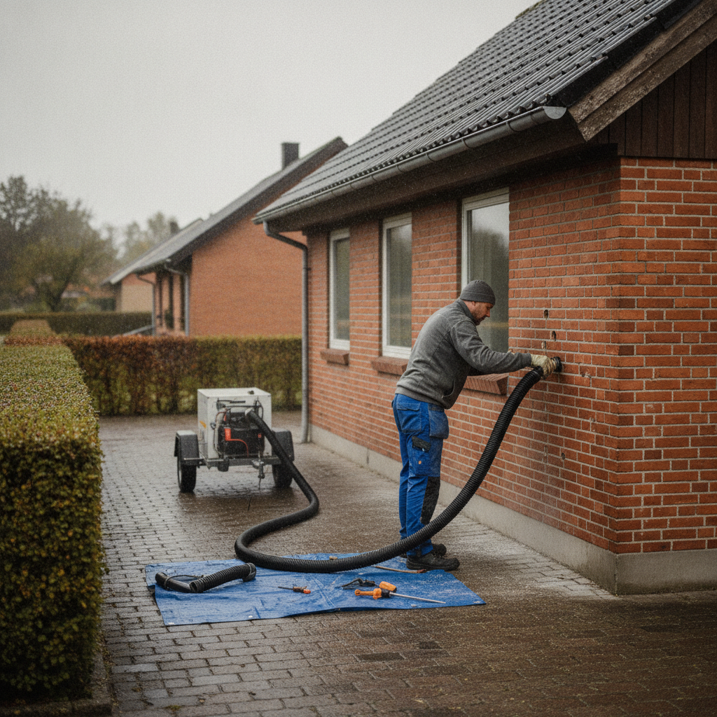 Indblæsning af isolering: hvor kan det bruges, forundersøgelse, fugtrisiko og valg af isolatør