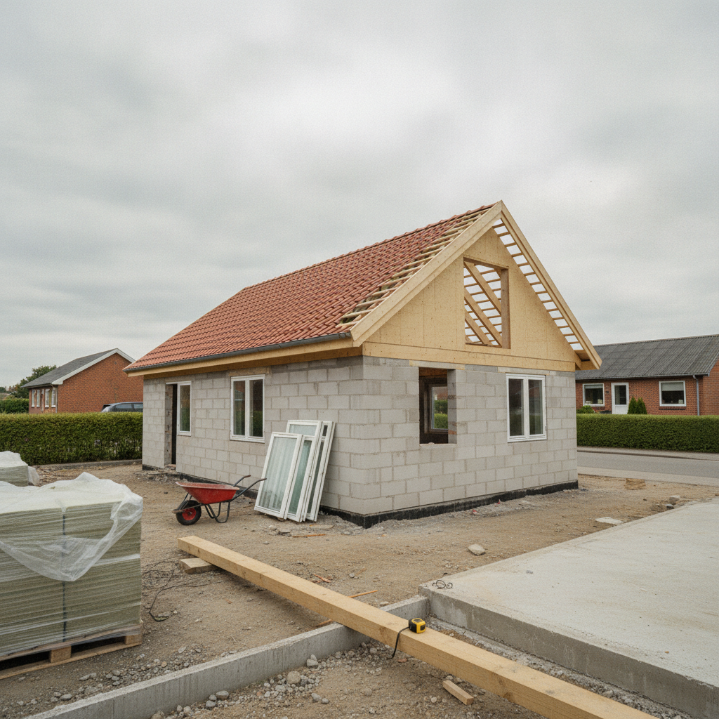 Kan man bygge nyt hus for 1 million? Realistiske scenarier, fravalg og hvor budgettet typisk sprænger (2026)