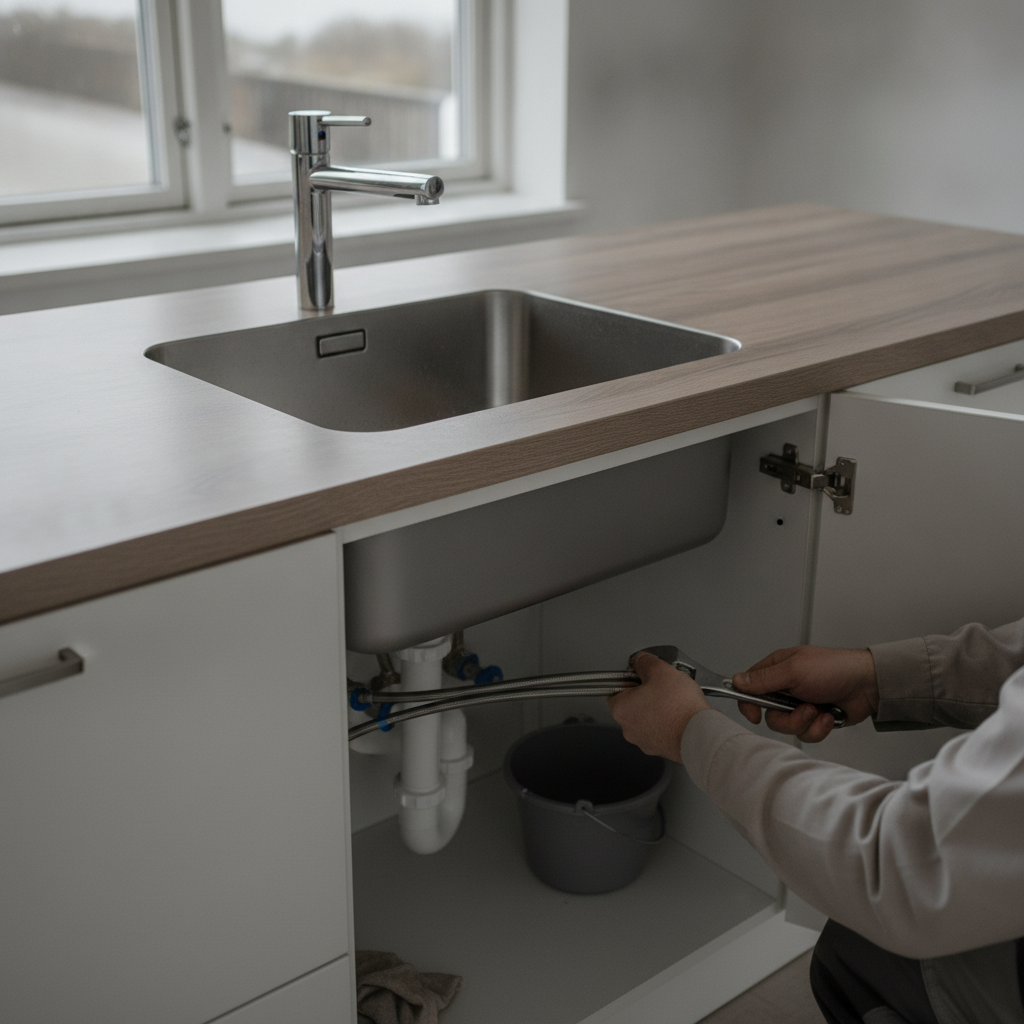 Køkkenvask: pris på udskiftning/montering, valg af armatur og krav til installation