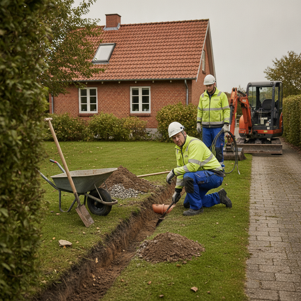 Ledningsrenovering på grunden: hvornår, metoder (opgravning vs. no-dig), og hvornår kloakmester kræves