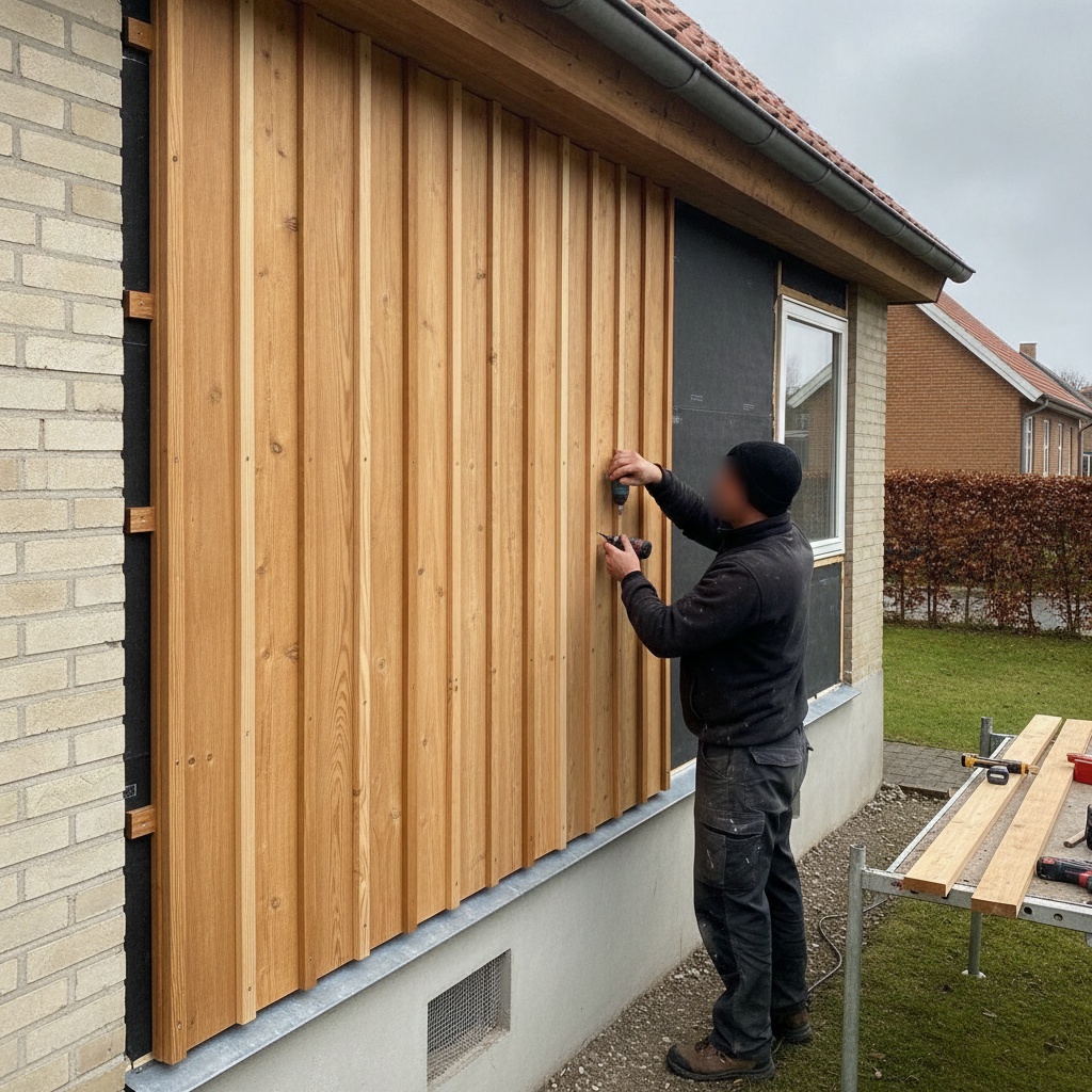 Listebeklædning på facade: opbygning, ventilation, materialer og typiske fejl