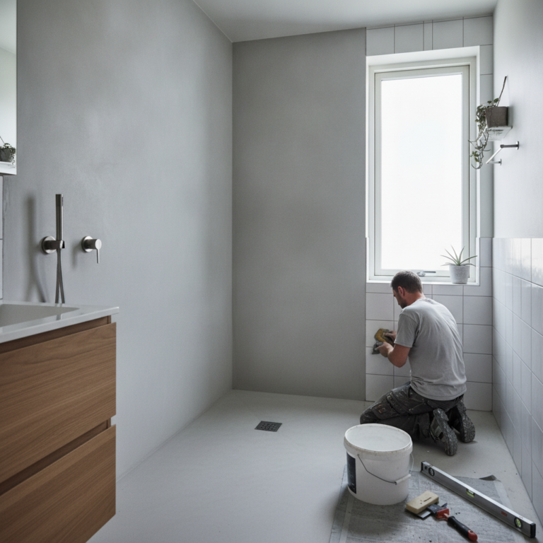 Microcement vs. fliser: hvad skal du vælge i badeværelse/køkken (pris, vedligehold, risiko)?
