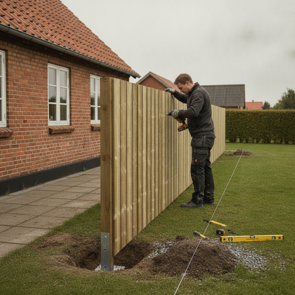 Plankeværk/hegn: konstruktion, stolpefundament, holdbarhed og hvad du bør aftale med tømrer