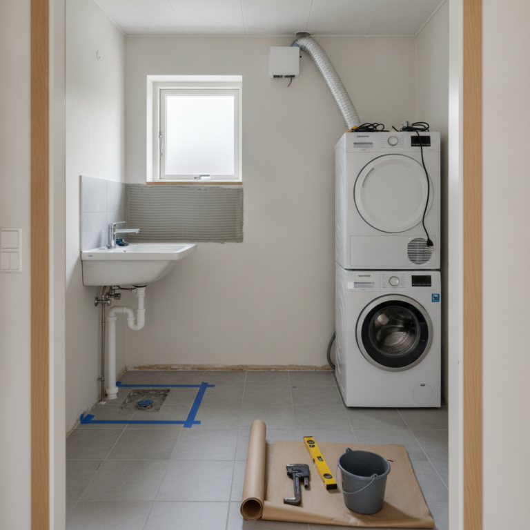 Renovering af bryggers: Plan, VVS/afløb, ventilation og materialevalg — sådan lykkes projektet