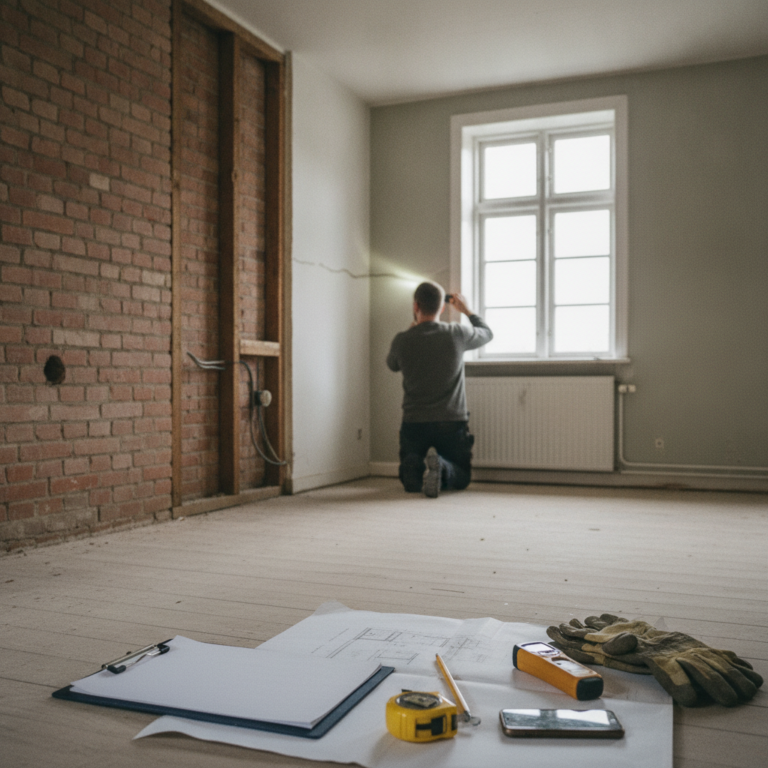 Renovering af gammelt hus: Tjekliste, typiske overraskelser, budget og rækkefølge
