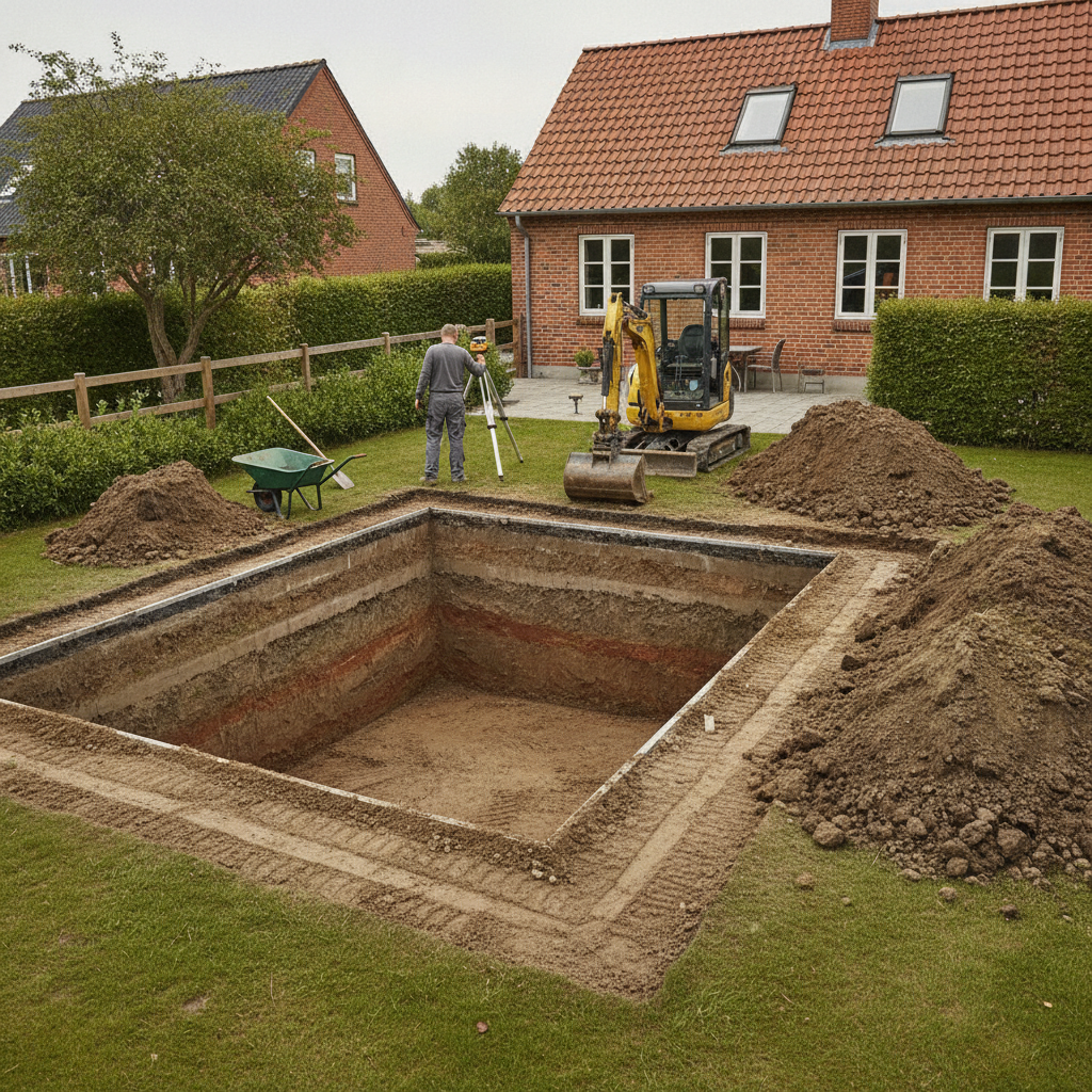Swimmingpool: prisniveauer, jordarbejde, teknikrum og drift – hvad koster det i praksis?