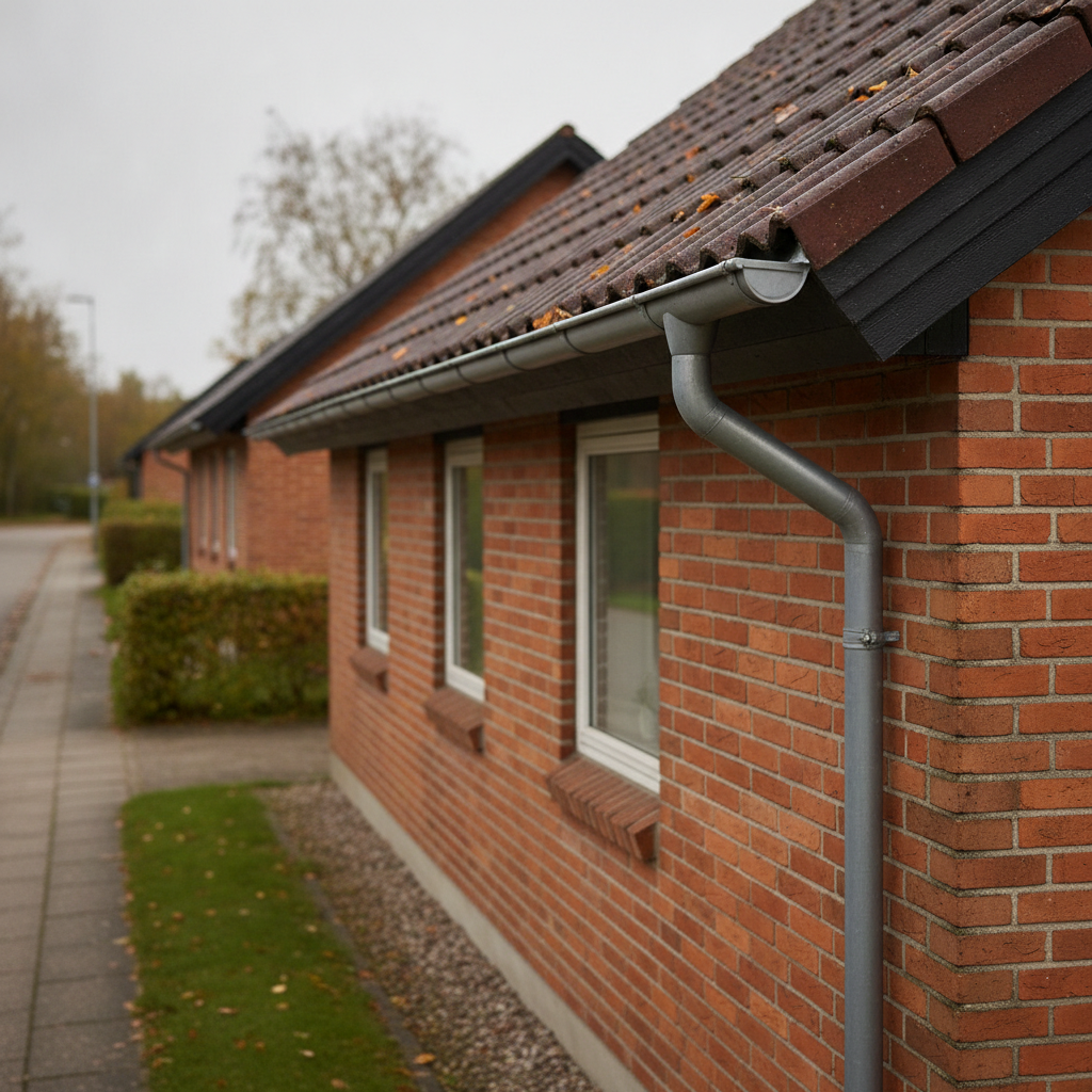 Tagrender: Materialer (zink, stål, plast), dimensioner, montering og prisniveau