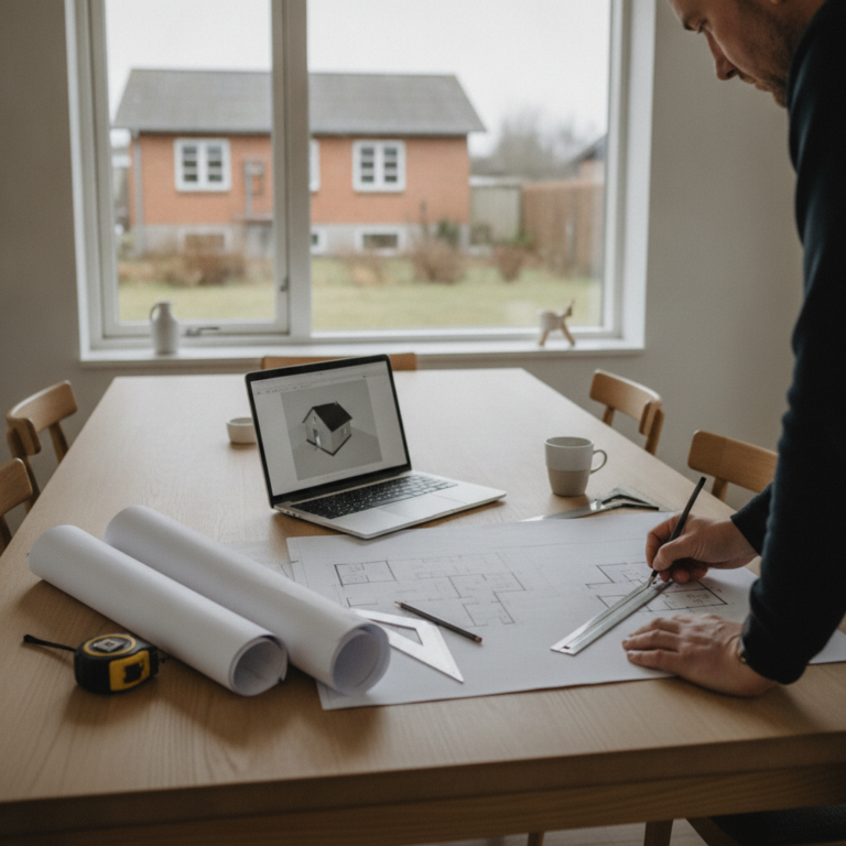 Tegneprogram til hus: Hvad kan du selv, og hvornår skal du bruge arkitekt/ingeniør?
