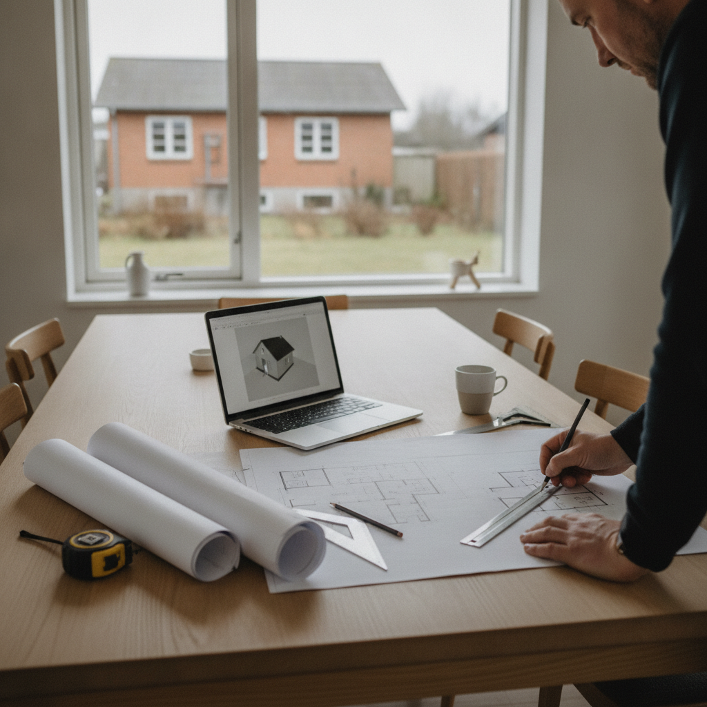 Tegneprogram til hus: Hvad kan du selv, og hvornår skal du bruge arkitekt/ingeniør?