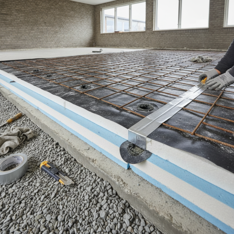 Terrændæk: Korrekt opbygning, isolering, radon/fugt og typiske fejl