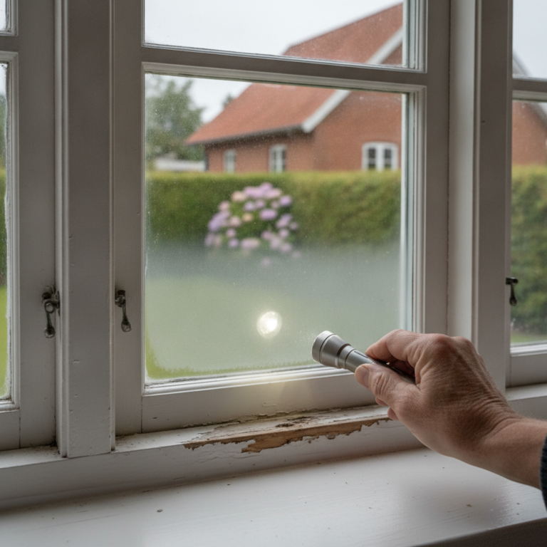 Tjek vinduernes tilstand: råd, punkterede ruder, utætheder og hvornår reparation ikke kan betale sig