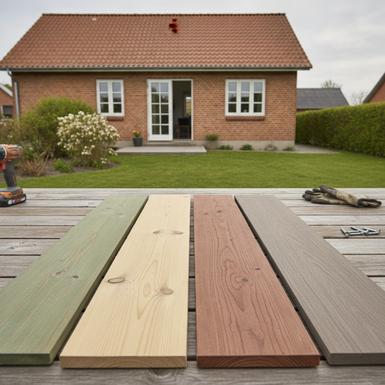 Træ til terrasse: trykimprægneret, lærk, cumaru/ipe, komposit og hvad du bør vælge