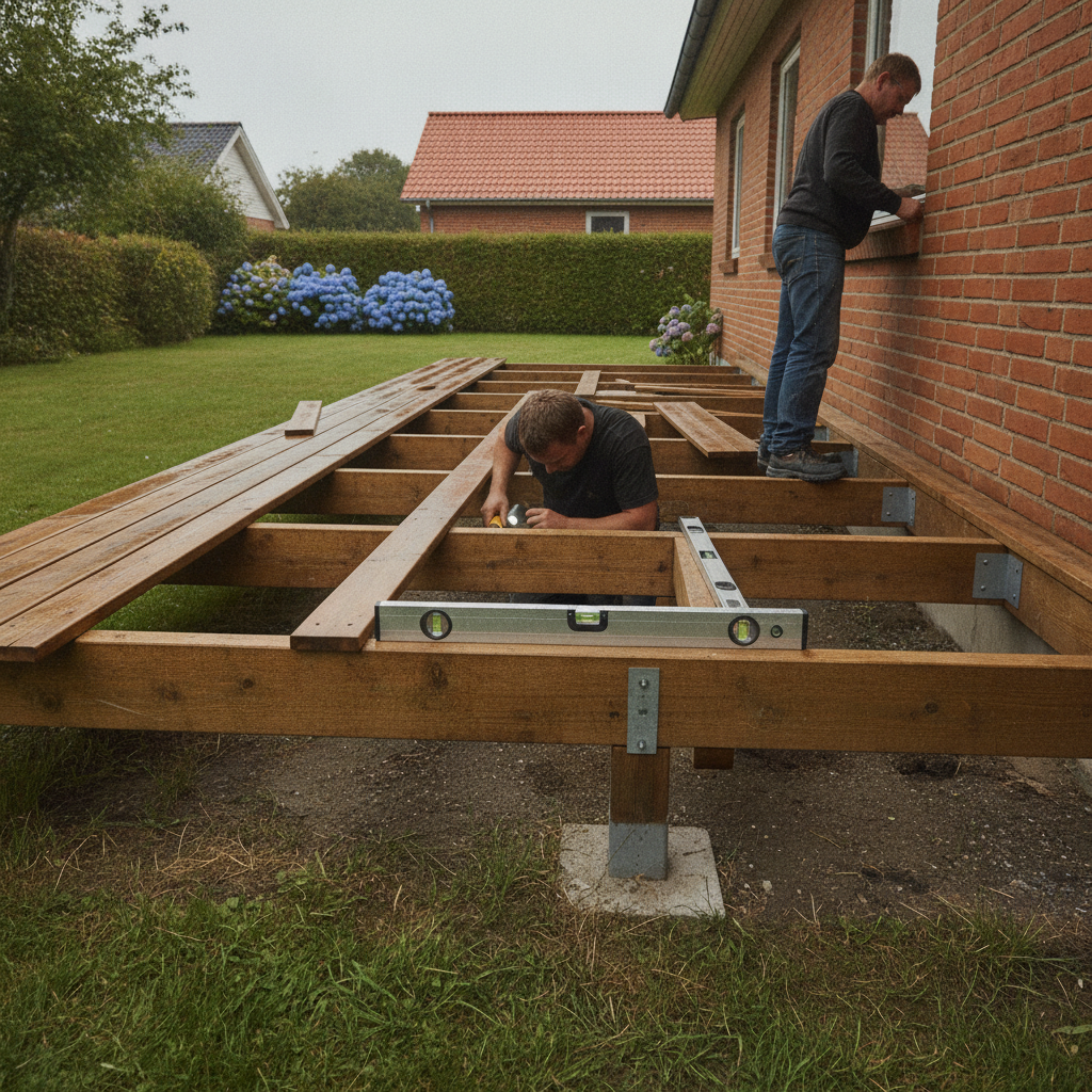 Træterrasse gynger: typiske årsager i opbygning/fundament og holdbare udbedringer