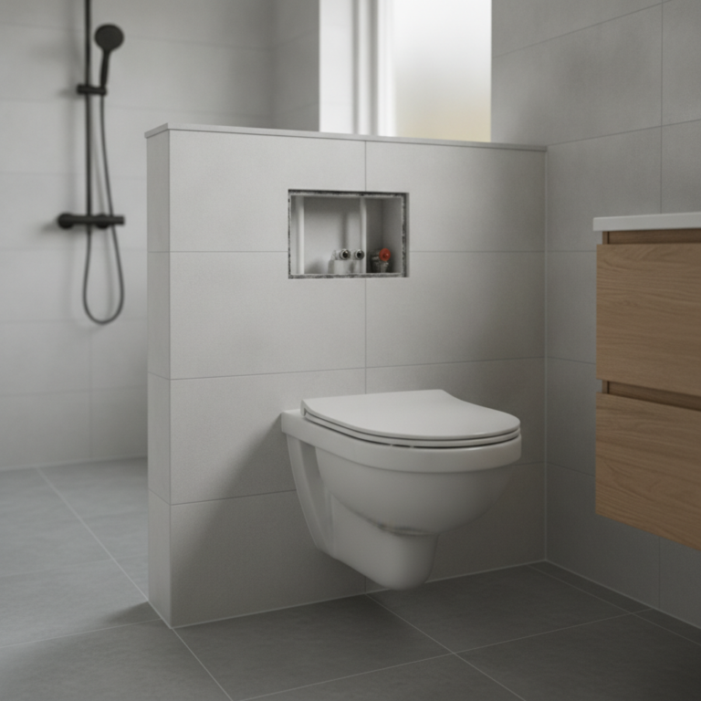 Væghængt toilet: krav til væg/indbygning, vedligehold, og typiske prisdrivere