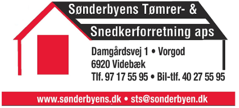 SØNDERBYENS TØMRER- OG SNEDKERFORRETNING ApS