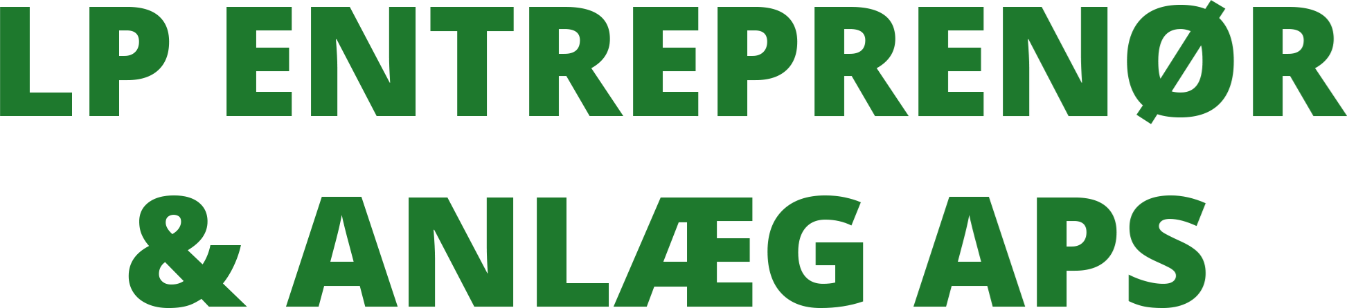 LP ENTREPRENØR – ANLÆG ApS